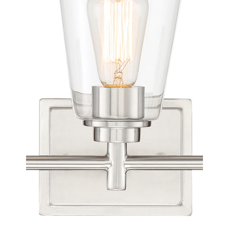 Kromer 3 - Light Dimmable Vanity Light, Satin Platinum