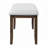 38 Inch Upholstered Bench with Padded Seat and Solid Wood Legs for Bedroom, Entryway and Dining Room, Beige and Brown-1984186851