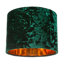 Modern Crushed Velvet Lamp Shade with Shiny Paper Inner-1752252869-1868901603