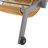 Dupree 77.5" Long Metal  Reclining Single Chaise Lounge with PVC-coated polyester Sling Seat and Armrests & Wheels-1926443897-1926443899