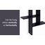 Suffield 4-Shelve Manufactured Wood Asymmetrical Tiered Shelf-1615564869