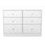 115 cm W Chest of 6 Drawers-1589364528