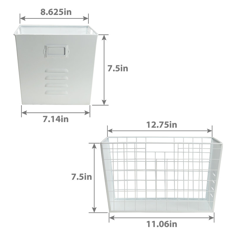Rebrilliant Decorative Basket, White