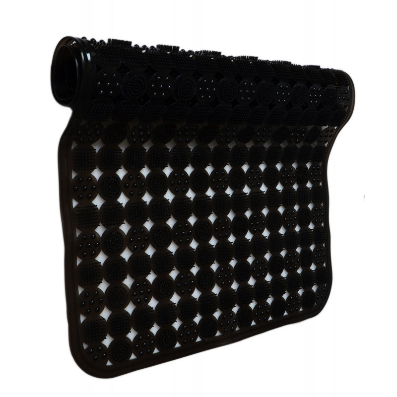 Aaleigha Non-Slip Shower Mat, Black