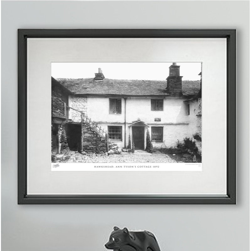 Hawkshead, Ann Tyson's Cottage 1892 by Francis Frith - Single Picture Frame Print, 28cm H x 36cm W x 2.3cm D