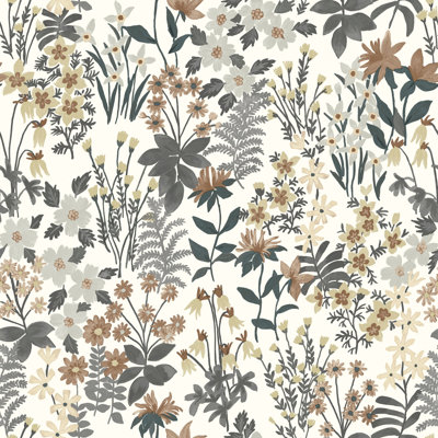 Arcadia Collection Classical Floral Wallpaper Roll