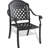 Cast Aluminum 3 Patio With Cushions - Black, To Fatigue For Long-Term Outdoor Use Dining Seat-120274862