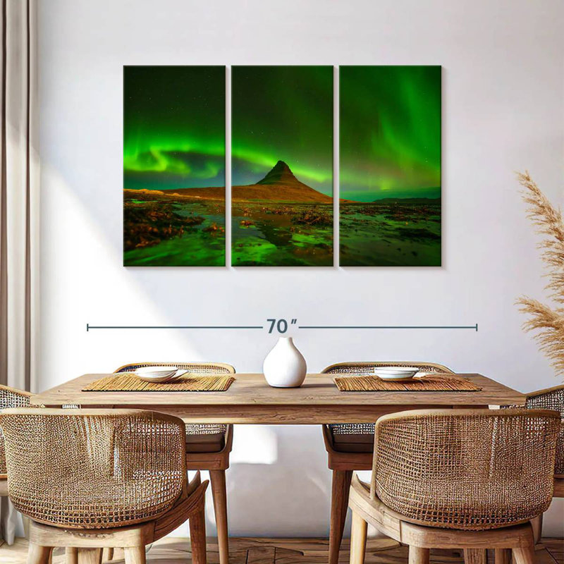 Alvord Kirkjufell Aurora, H 42 po x l 65 po