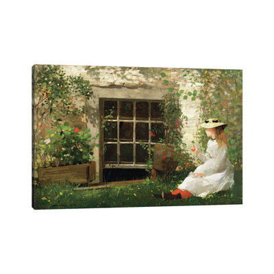 " The Four Leaf Clover, 1873 " by Winslow Homer Painting Print