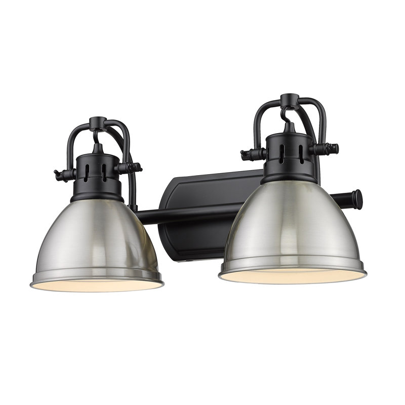 Lyndee 2 - Light Dimmable Vanity Light, Pewter, Matte Black
