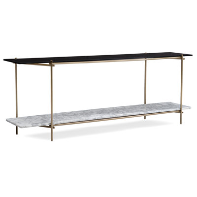 Modern Edge 72'' W Glass Console Table