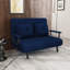 Fauteuil convertible 71,6 po pour 2 personnes avec dossier et coussin réglables, canapé-lit 71,6 po pour salon, chambre et bureau