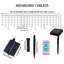 1000cm LED Solar Powered 400 - Bulb Cord String Light-1824790542