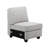 Leo 125" Light Gray Linen Modular L-Shape Sectional Sofa And Ottoman-2110920965
