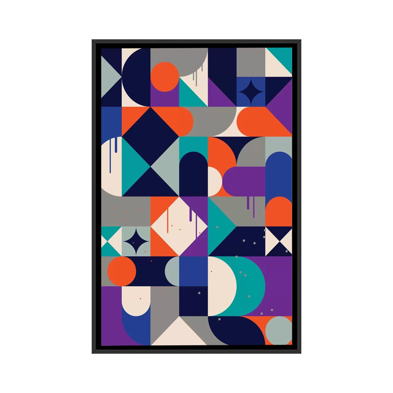 « reno », impression sur toile, H 26 po x l 18 po x P 1,5 po, Toile avec cadre noir, Pas de tapis