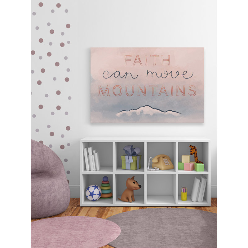 «Faith Can Move Mountains II», reproduction sur toile tendue, H 30 po x l 45 po x 1,5 po