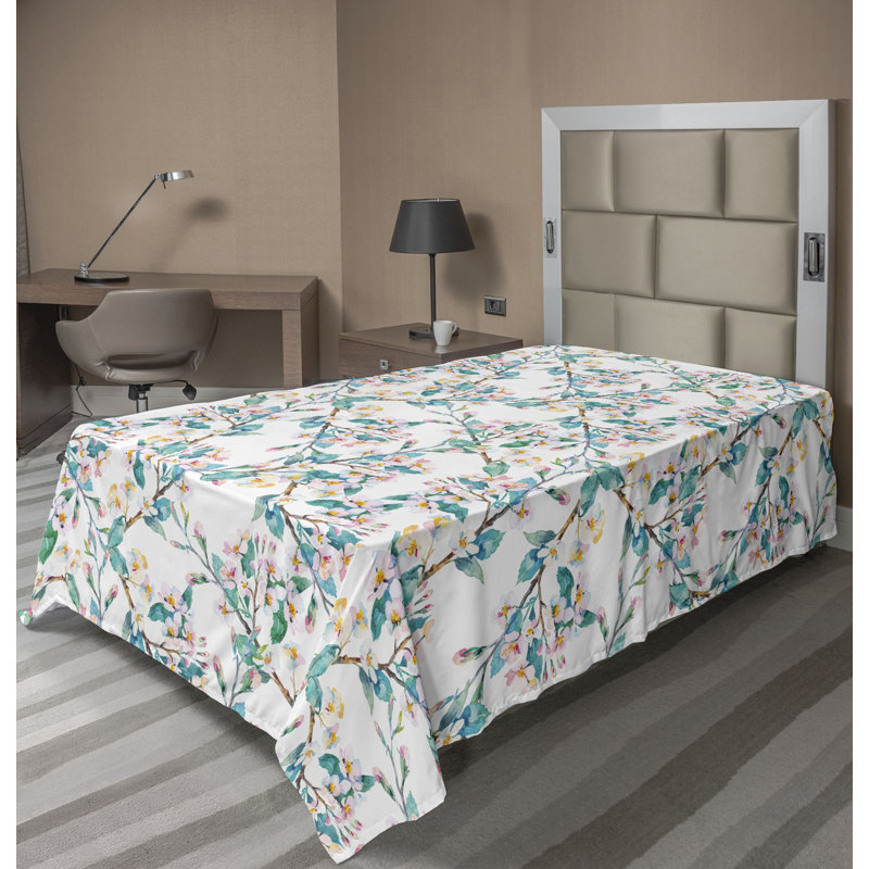 Drap plat Ambesonne, Drap plat pour lit simple