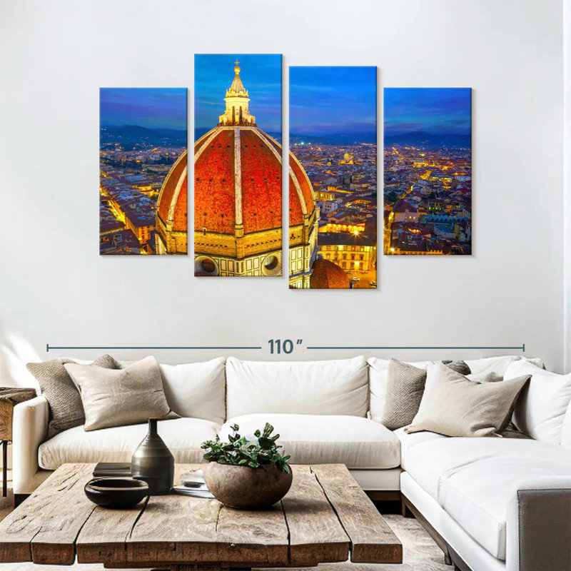 Lumières en dôme Lynelle Duomo Di Firenze, H 54 po x l 84 po