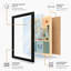 Organized Kitchen Shelves Mid-Century - Framed Print-1759927817-1759927819
