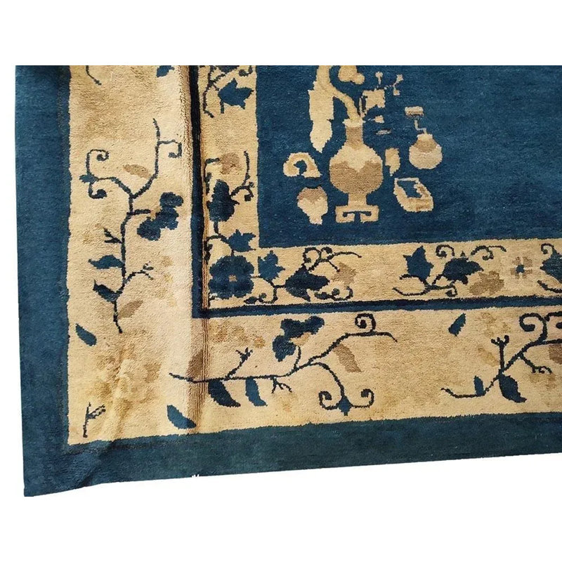 One-of-a-Kind 9'1" x 11'3" Rectangle Hand Knotted Area Rug