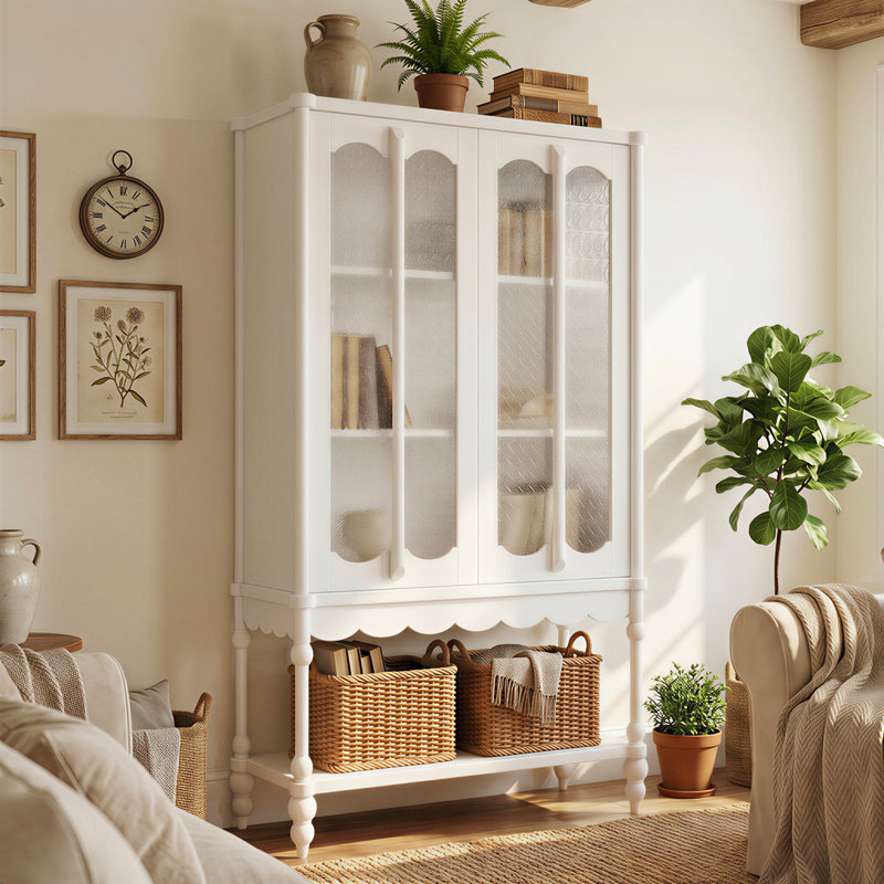 Vitrine élégante, Blanc