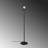 62.094'' Black Novelty Floor Lamp