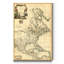 Carte antique de l'Amérique III - impression sur toile tendue-1220809297