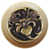 Antique Brass/Natural Wood