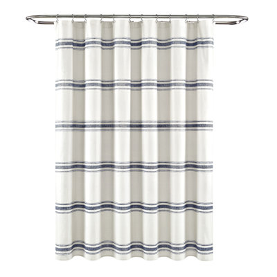 Gilroy Cotton Striped Shower Curtain