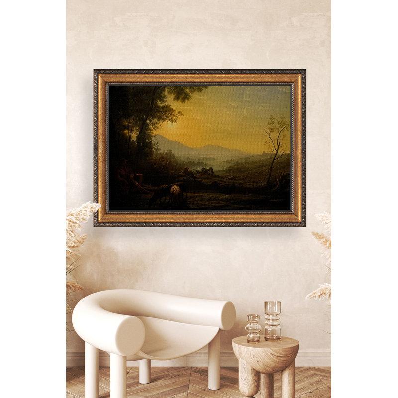 Peinture sur toile encadrée élégante, 27,6 po x 39,4 po | 50% polystyrène / 50% toile polyester, épaisseur: 1,2 po | Impression numérique époustouflante, prête à être suspendue pour la décoration intérieure, parfaite pour le salon et le bureau