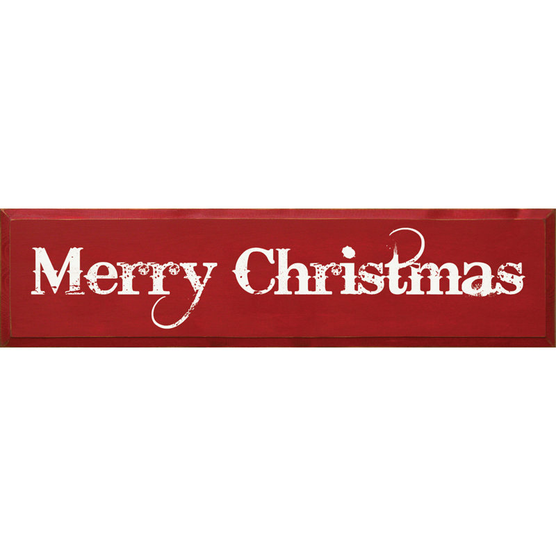 « merry christmas », plaque d’art textuel