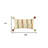 Cream Accent Striped Boho Chic Lumbar Pillow