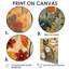 Boho Cat Flower Collage - Art mural chat-597936345-597936350
