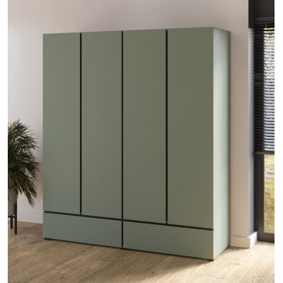 Sunee 4 Door Laminate Wardrobe