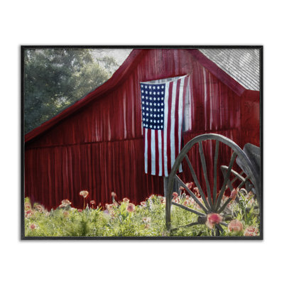 Country Farm Meadow Americana Giclee Art By Kim Allen