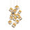Ice Cube Round Multi-Light 4-CCT Pendant
