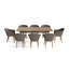 Alura Padua Outdoor Teak Dining Set-747310796
