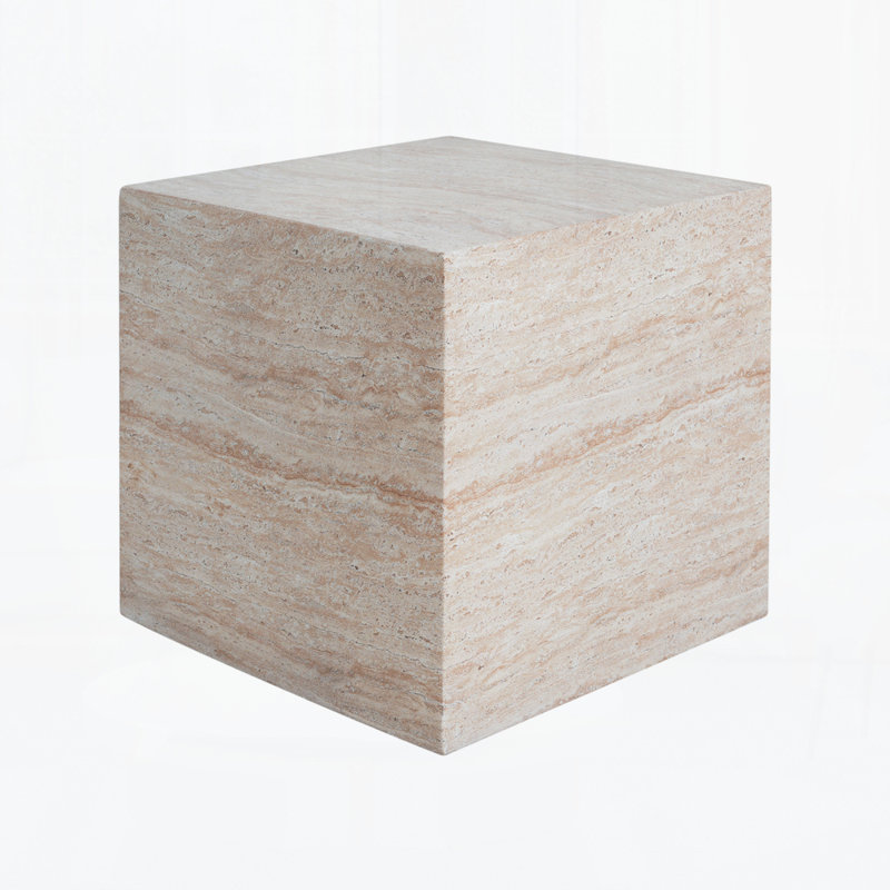 Outdoor/Indoor Square Concrete Side Table