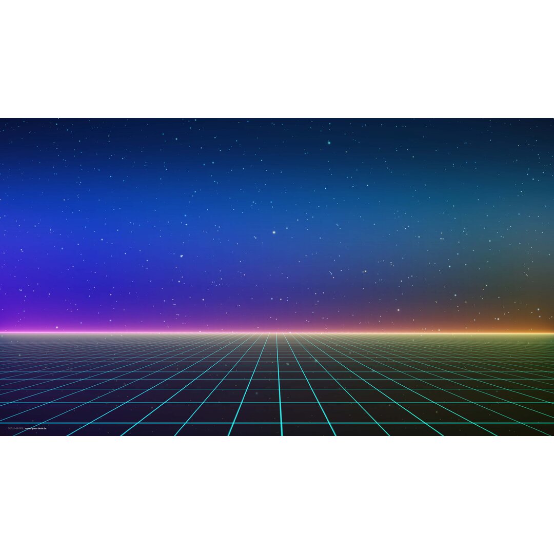 Schreibtischunterlage Synthwave