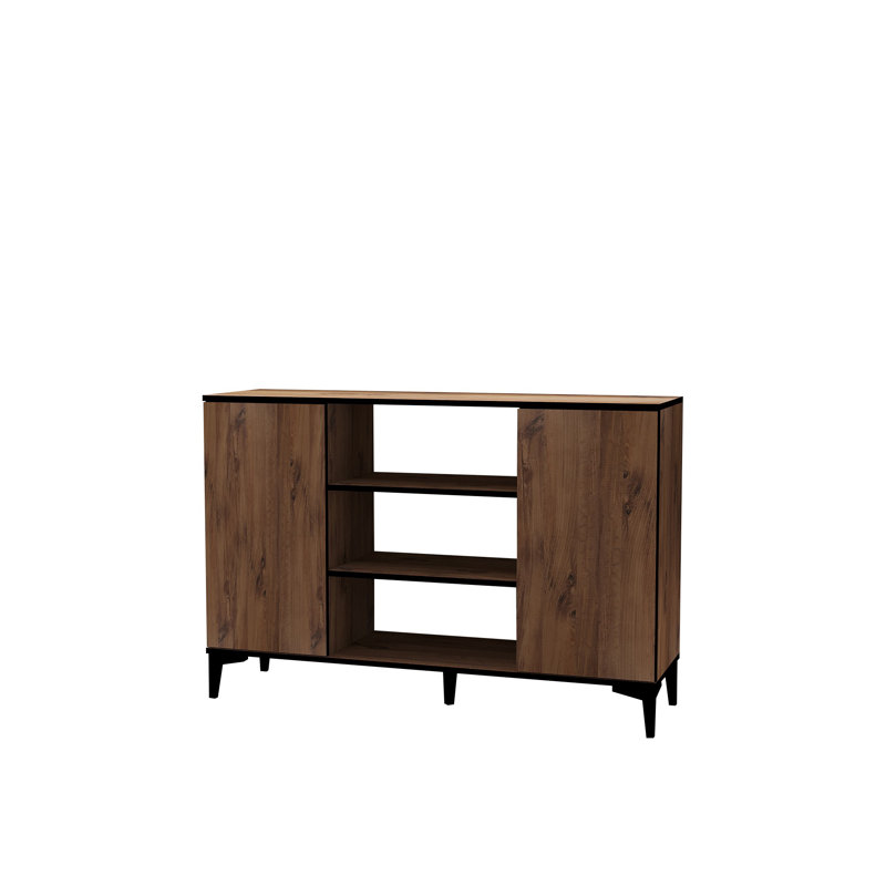 Puqa Design 90cm Sideboard, Atlantic Pine/Black