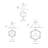 Metric 6 - Light Dimmable LED Geometric Chandelier-20600558-71210853