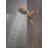 6-Setting PivotPro 3-in-1 Combination Shower Head with Hight Pressure ProClean Spray Brushed Gold-116423742