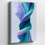 Art mural sur toile, composition verticale envoûtante de tissu translucide fluide comme des formes-27290978