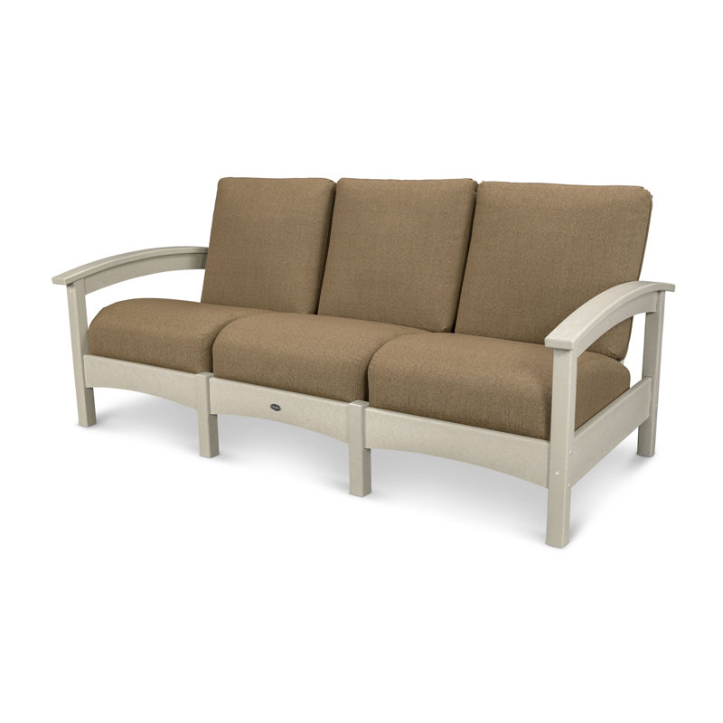 Rockport Club Sofa, Sand Castle / Sesame