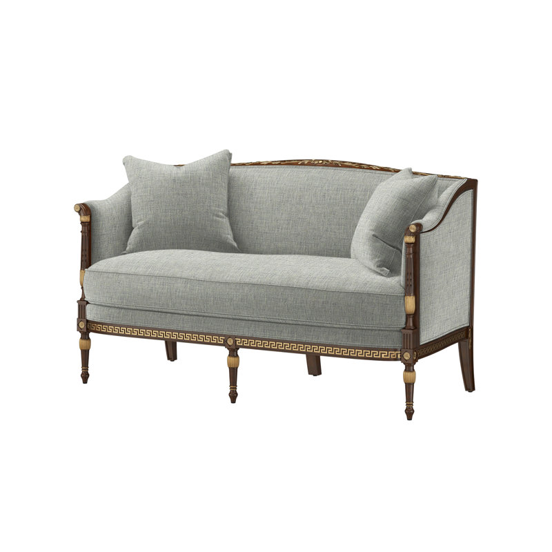 Undulating Loveseat, Vault Fog (Performance fabric)