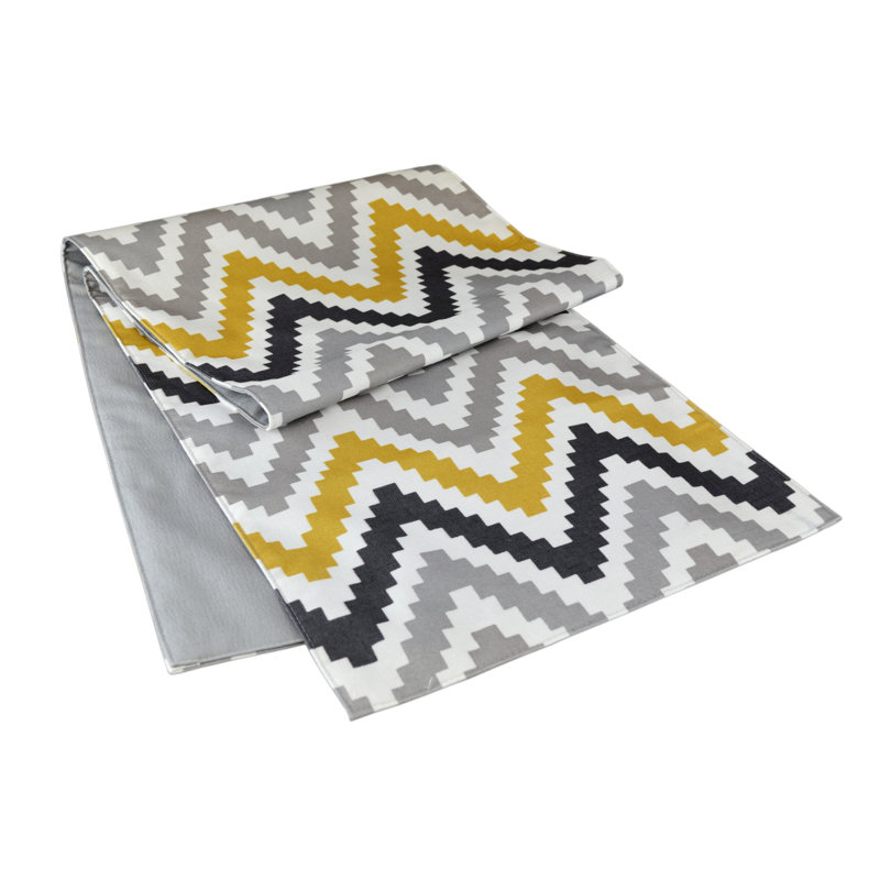Foundry Select 72" Chevron Printed Table Runner