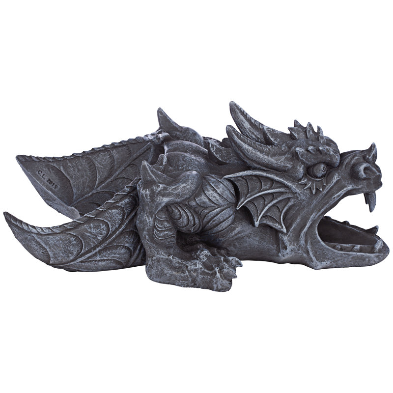Ranier the Sculptural Dragon Rainspout