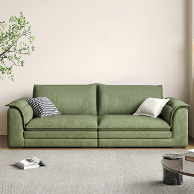 Coussin modulaire vert 100% polyester