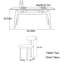 Table de salle à manger simple-18393004