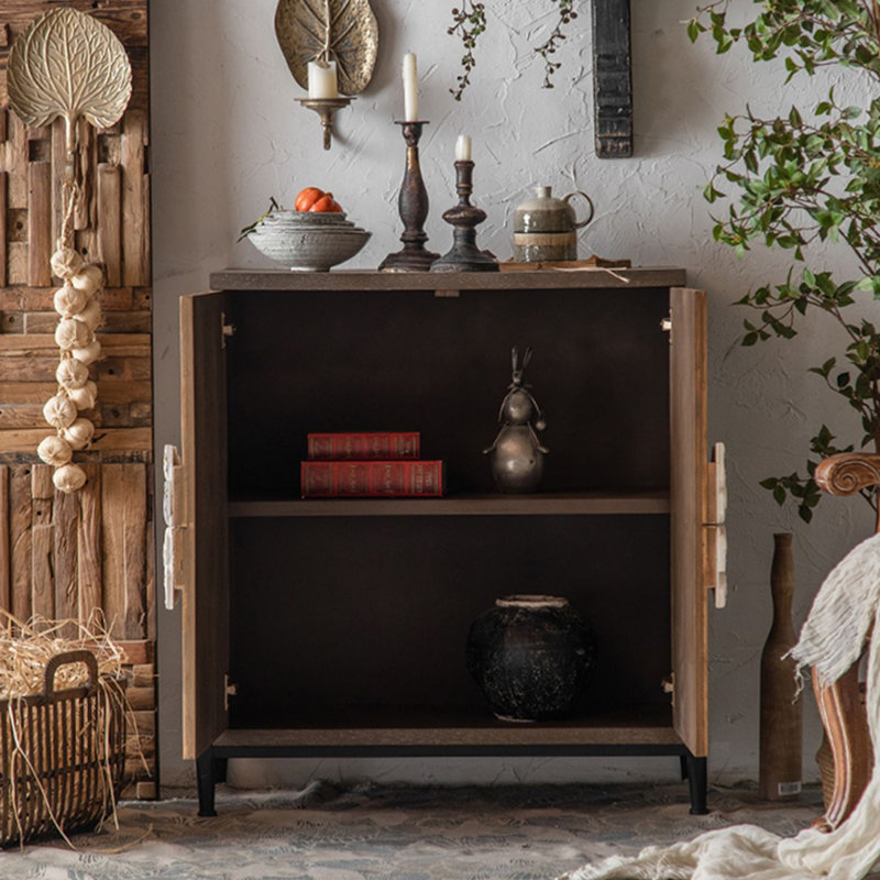 Retro Solid Wood Sideboard
